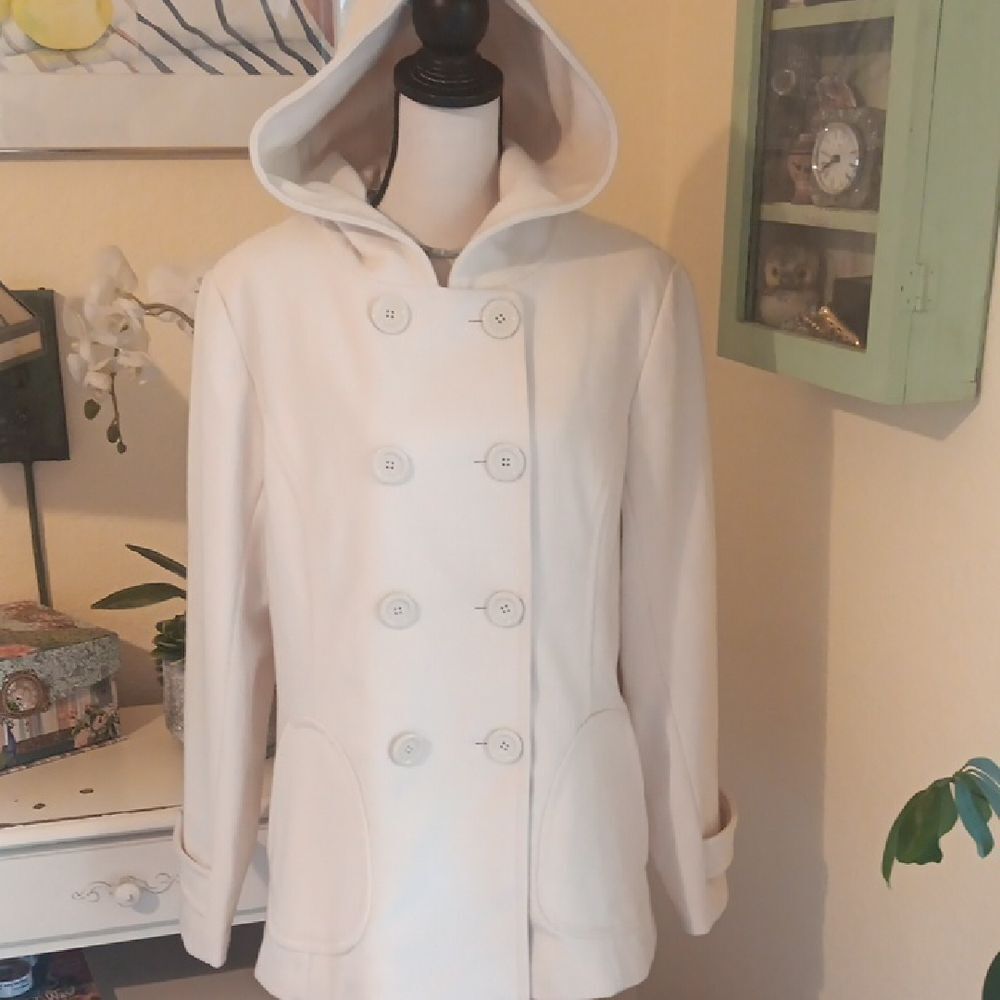 Shaver Lake White Wool Jacket. Classic.